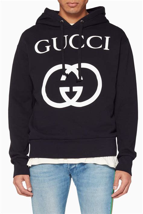 gucci hoodie mens black|Gucci hoodie men etsy.